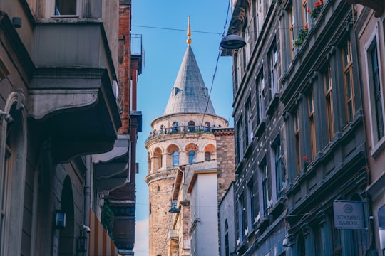 Galata Tower during daytime in Galata Tower Turkey