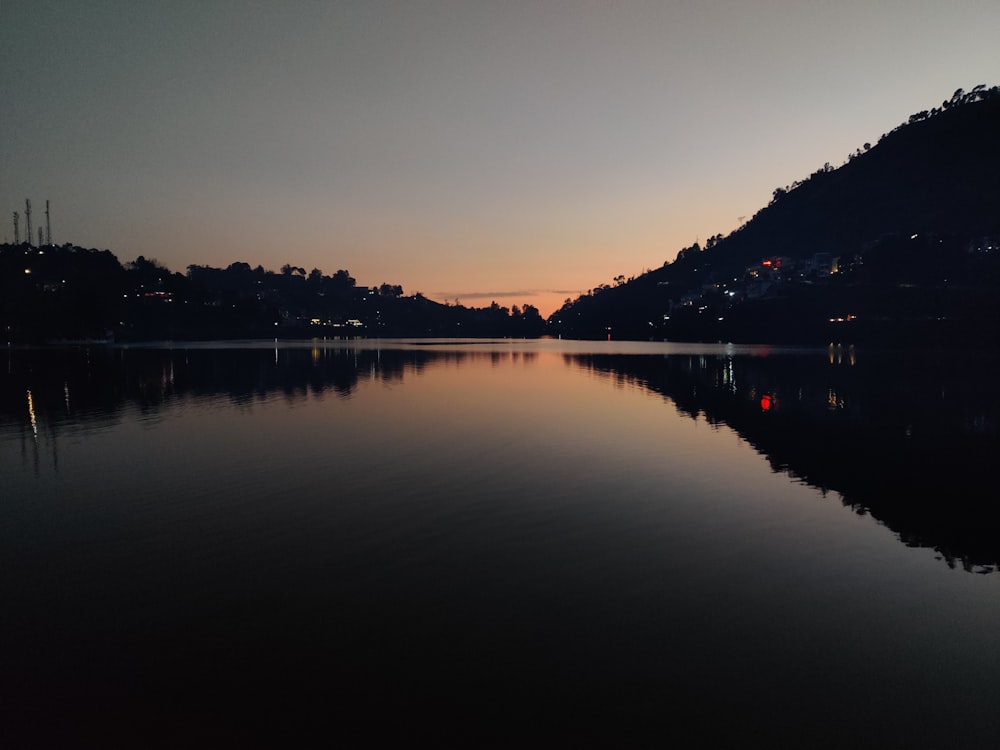 calm body of water