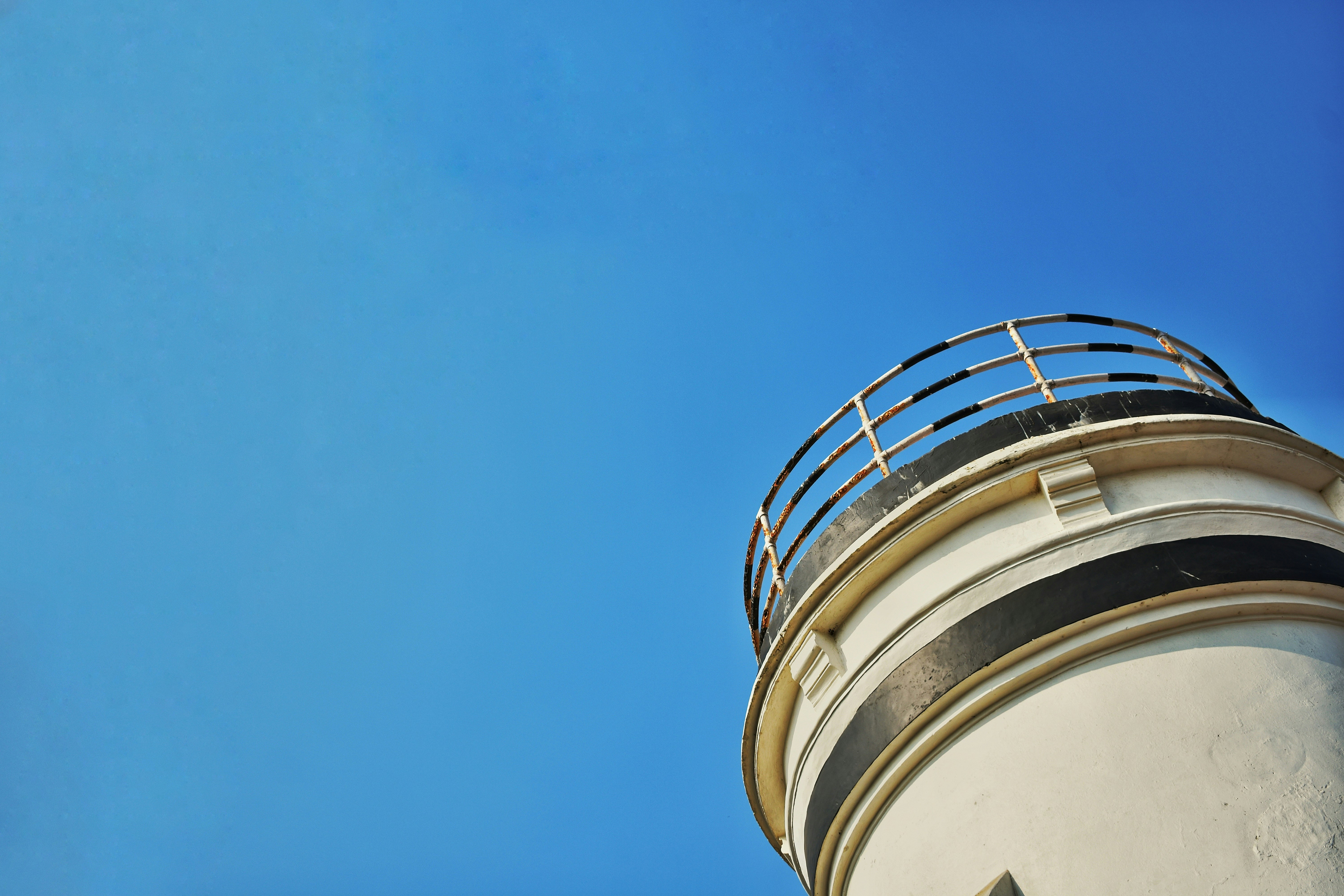 white concrete tower
