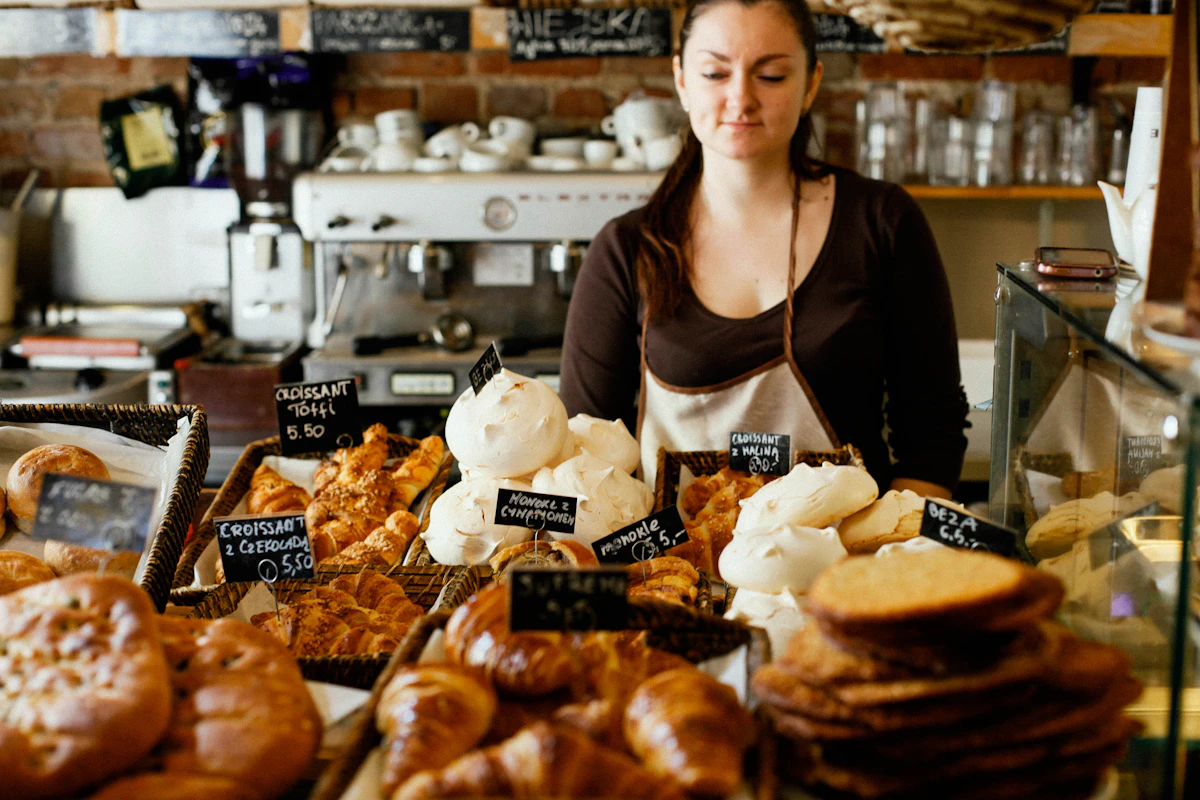 Priya Ramanathan in her bakery
