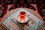 clear Turkish tea glass