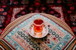 clear Turkish tea glass