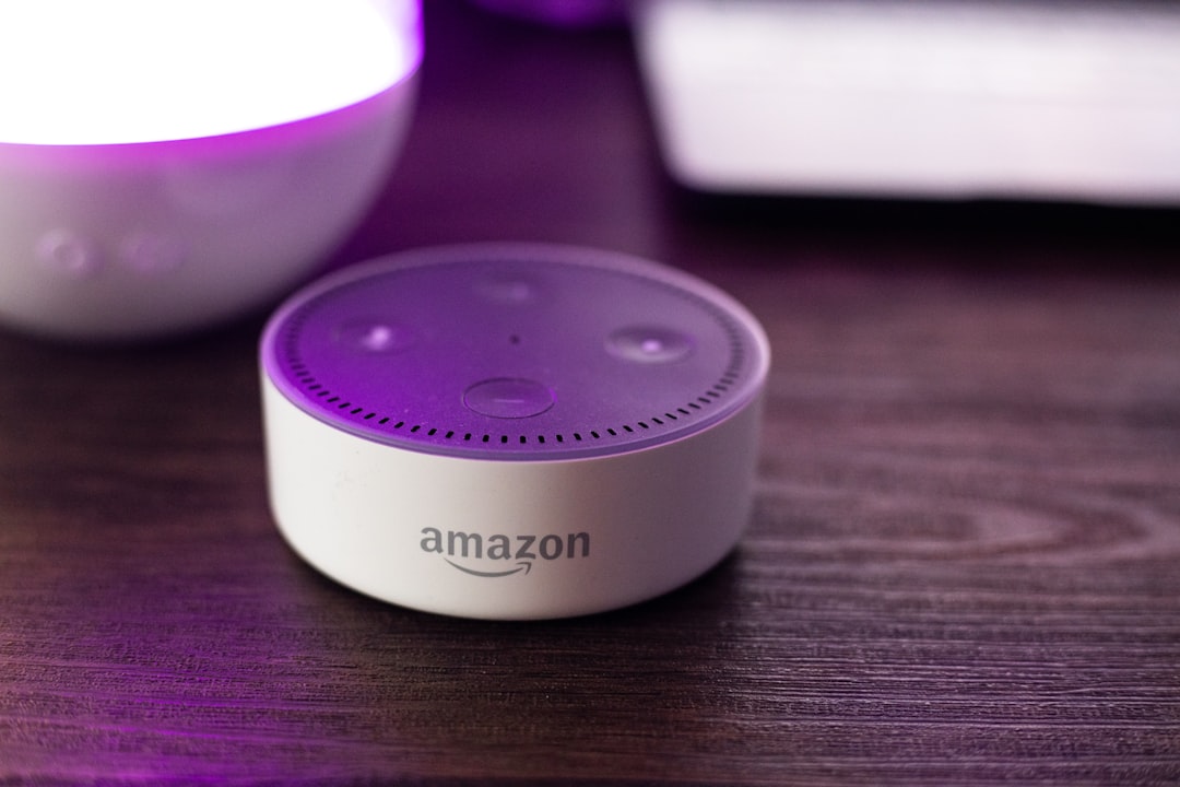 white Amazon Echo Dot