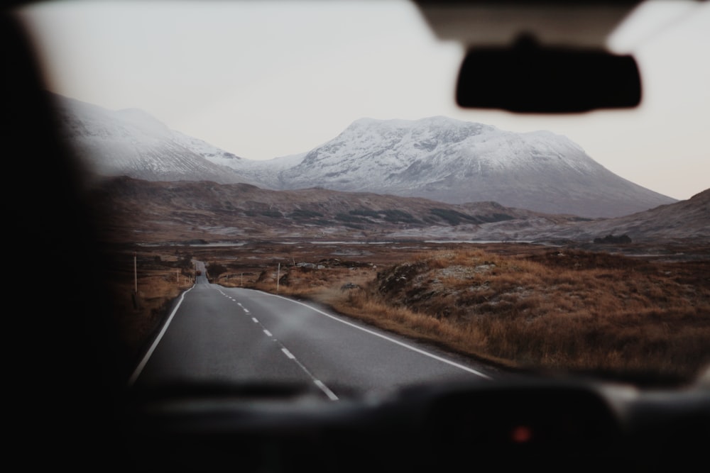 gray paved road