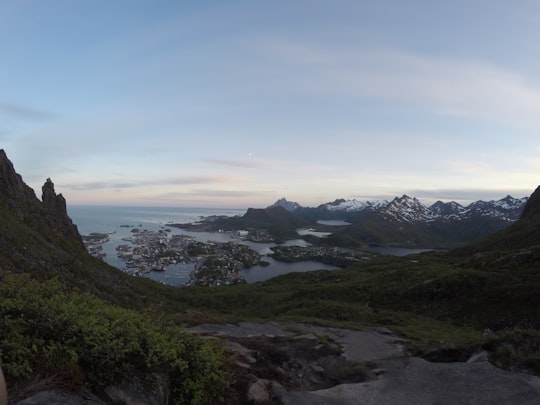 green mountain in Svolvær Norway