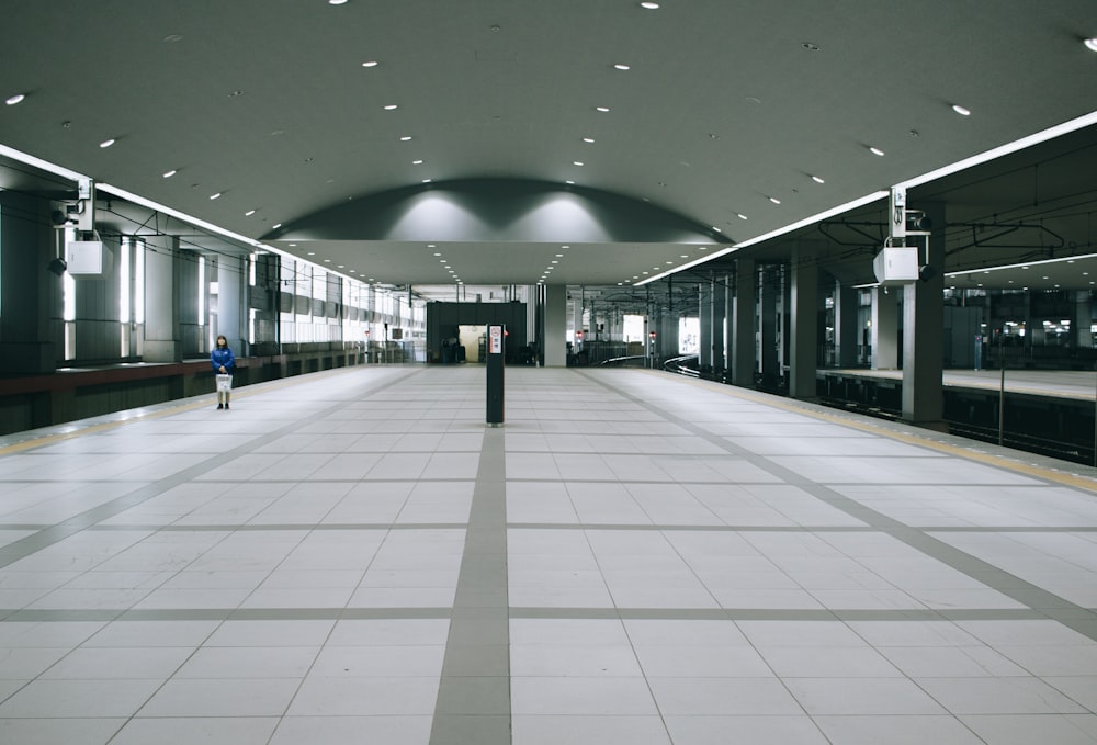 empty lobby of building