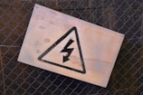brown hazard signage