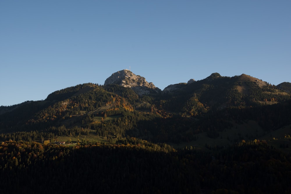 brown hills under blue sky