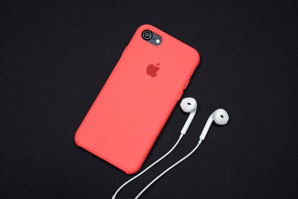 red iPhone case