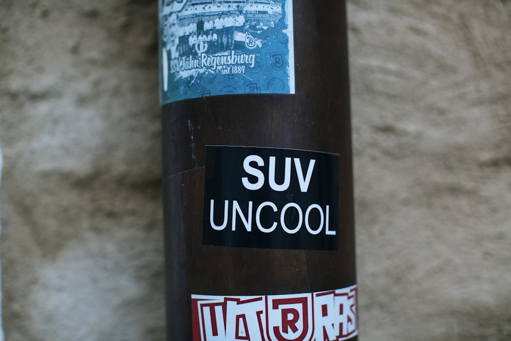 SUV Uncool bottle