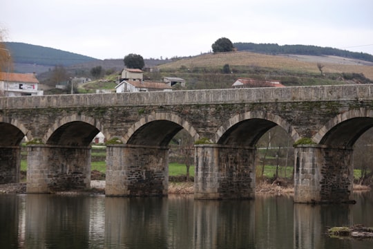 bridge above river in Gimonde Portugal