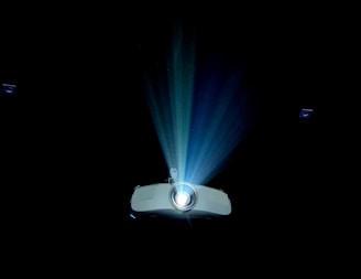 white projector