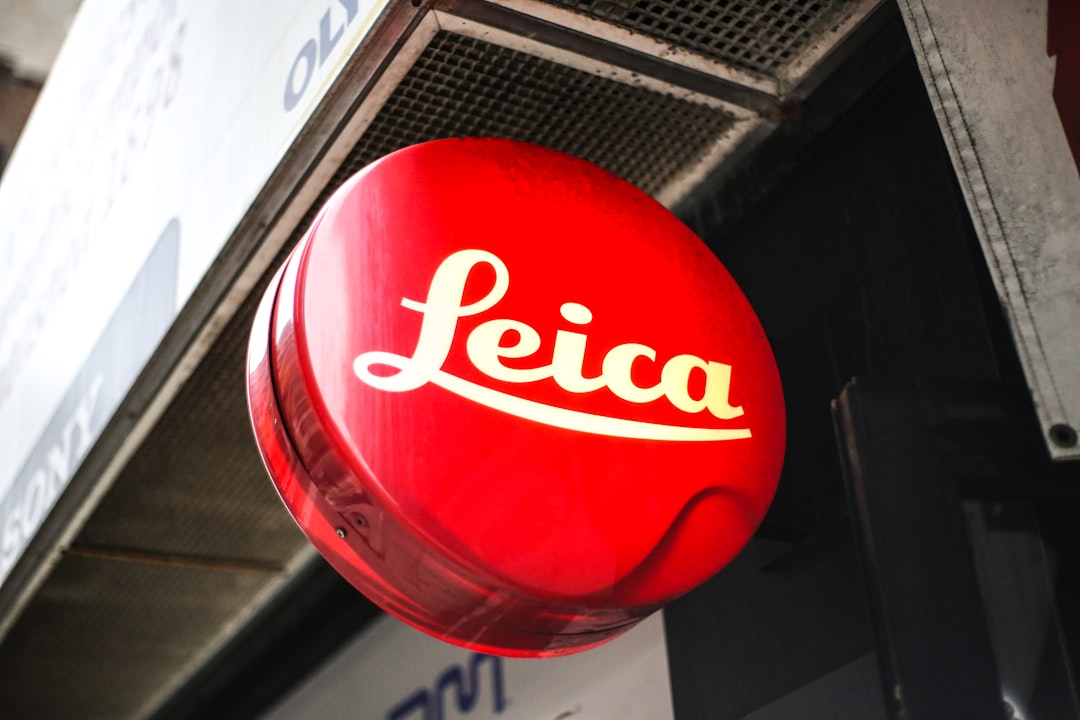 Leica signage,