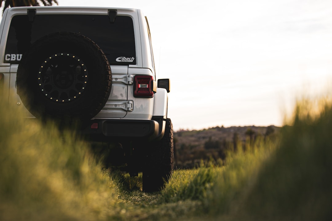 white Jeep Wrangler