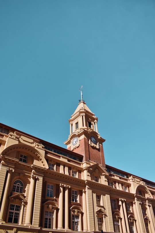 brown cathedral in Ferry Building New Zealand