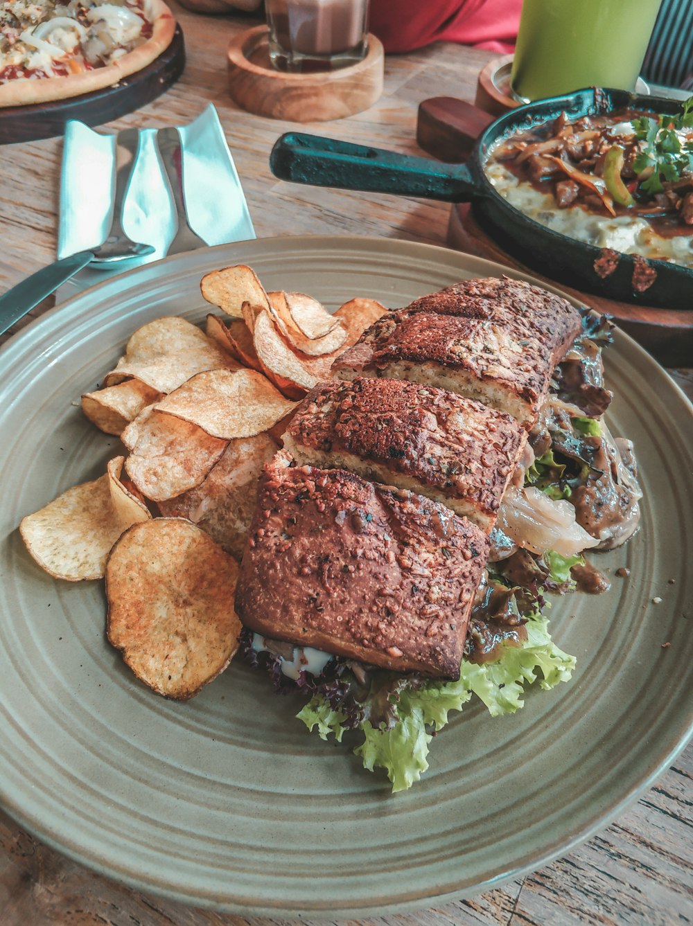 plate of cooked food