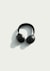 black JBL corded headphones on white panel