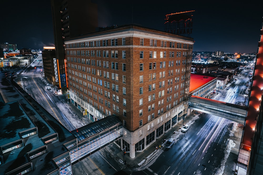 brown concrete building