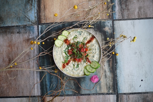 Tzatziki met Rauwe Groenten