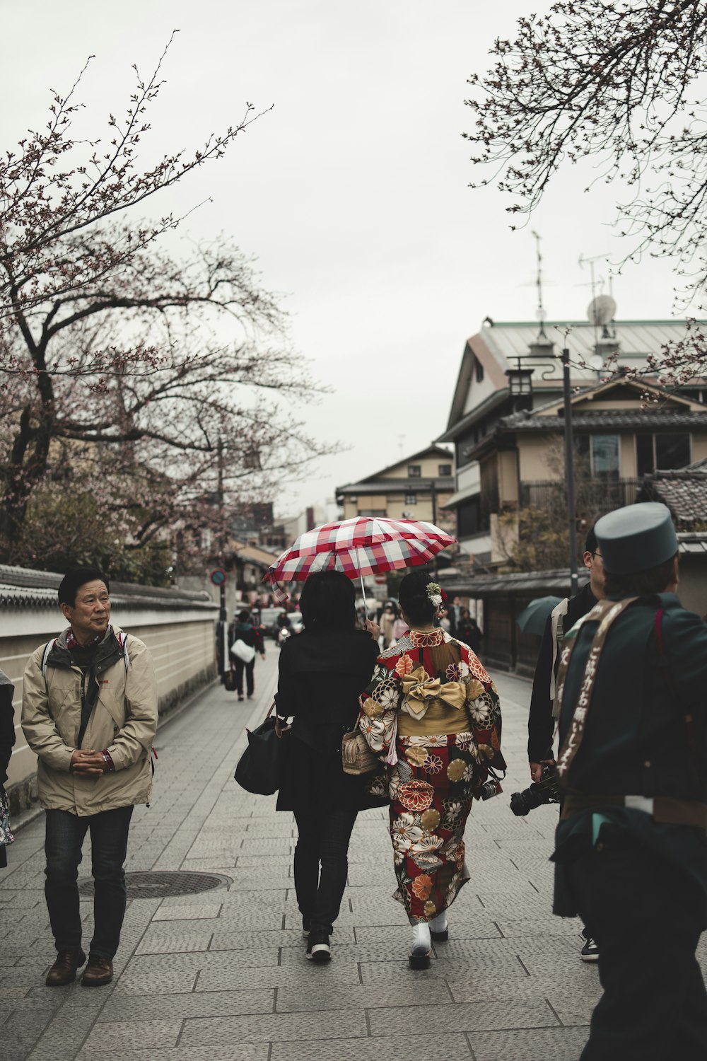 people walking on street