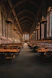brown wooden tables inside building