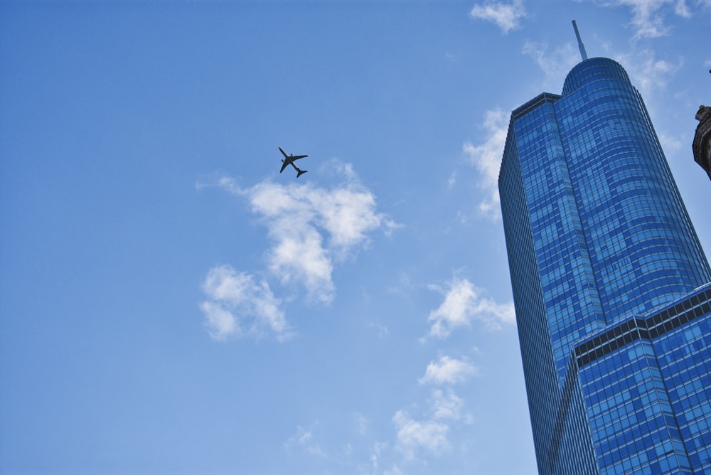 low angle photography of high-rise building structure