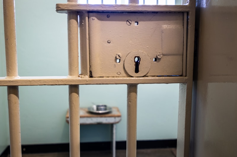 Entrance gate to Robben Island maximum security prison, Cape Town, South Africa