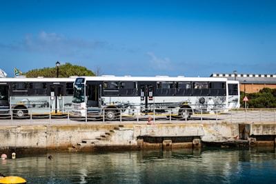 A vibrant image depicting transportation services for the Africa Cup.