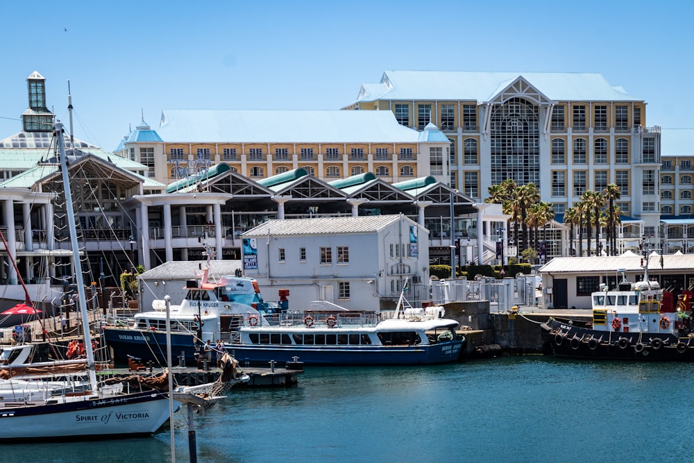 boats docked at the pier during day