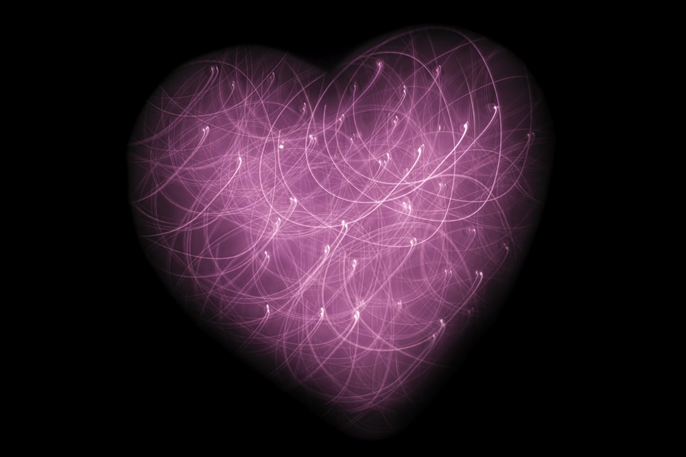 pink heart multicolored