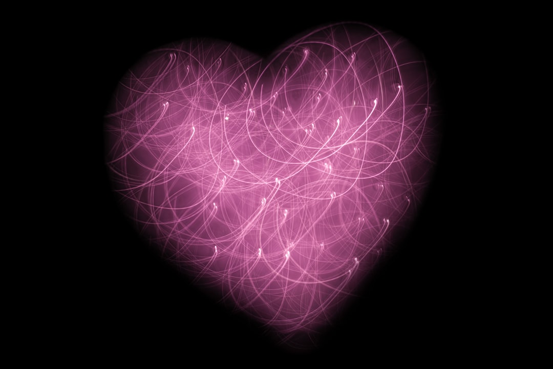 Pink Heart with Lights