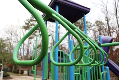 Design details of sturdy play equipment bolts and safe finishes close-up.
