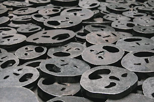 selective focus photography of face ornaments