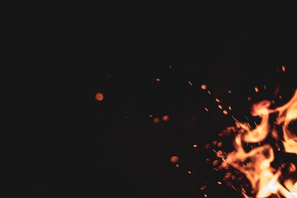 red fire digital wallpaper