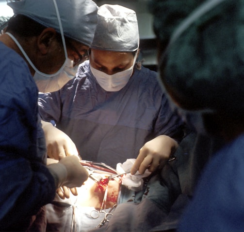 doctor and nurse during operation