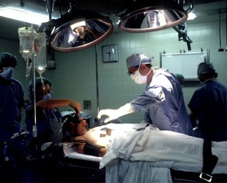doctor and nurses inside operating room