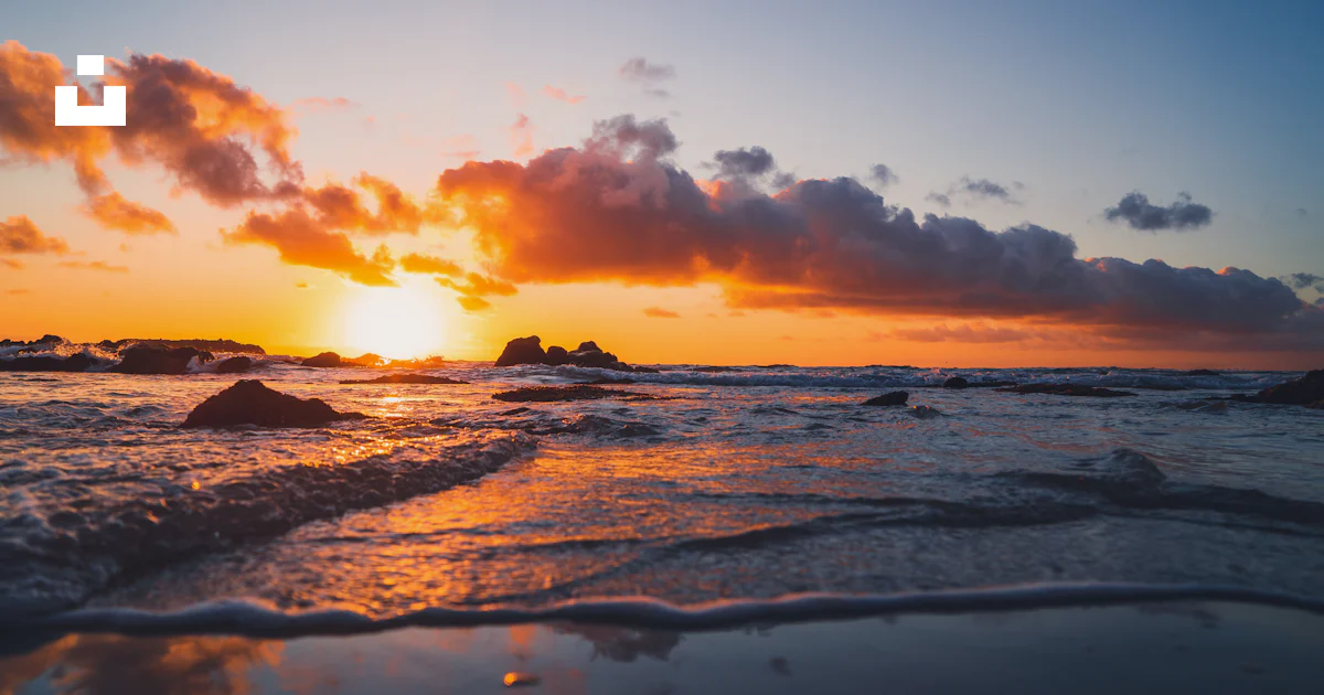 Fotografía de la puesta de sol foto – Imagen de Playa Laguna gratuita ...