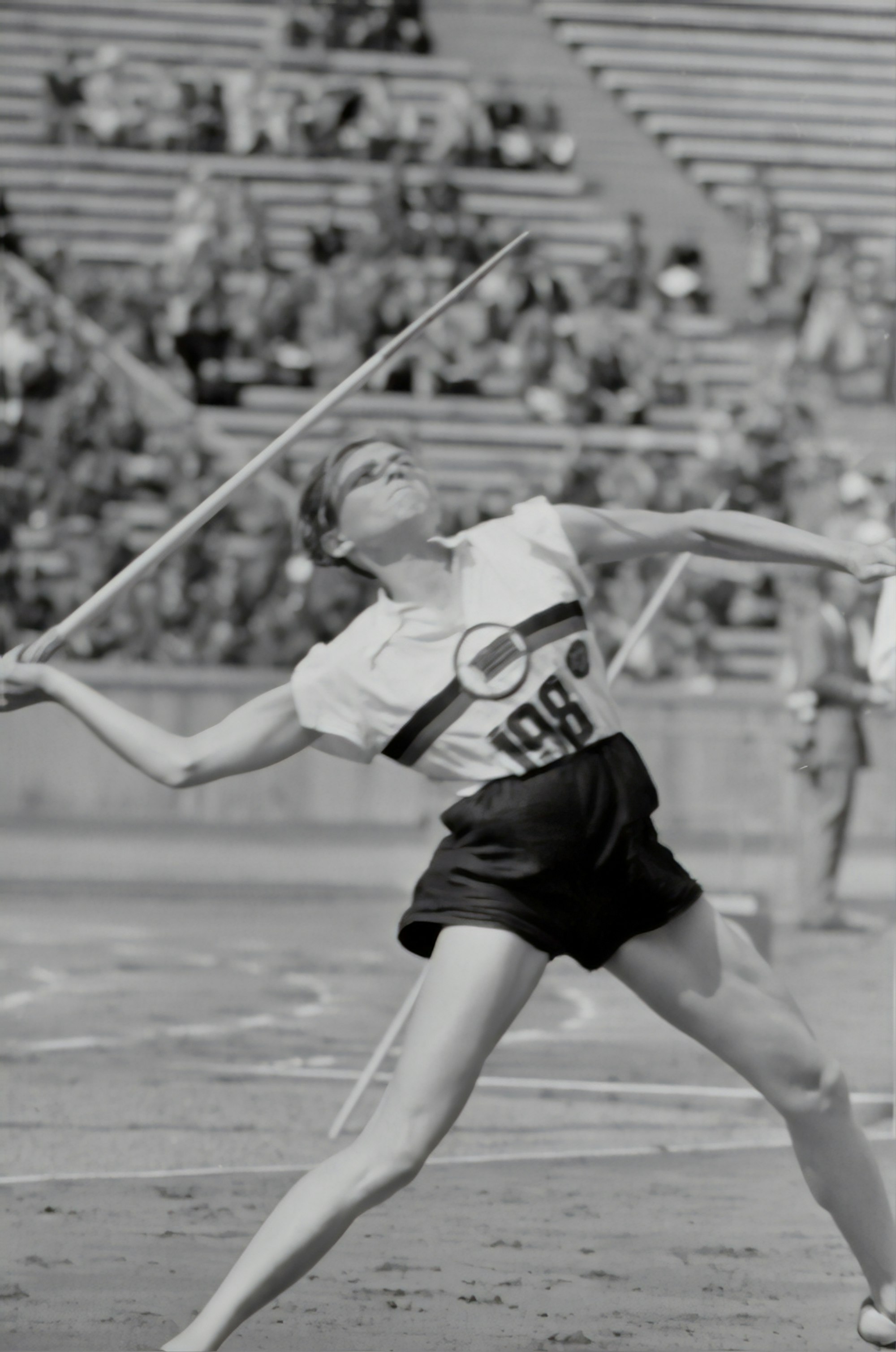 Javelin thrower. Athletics championships 1940
