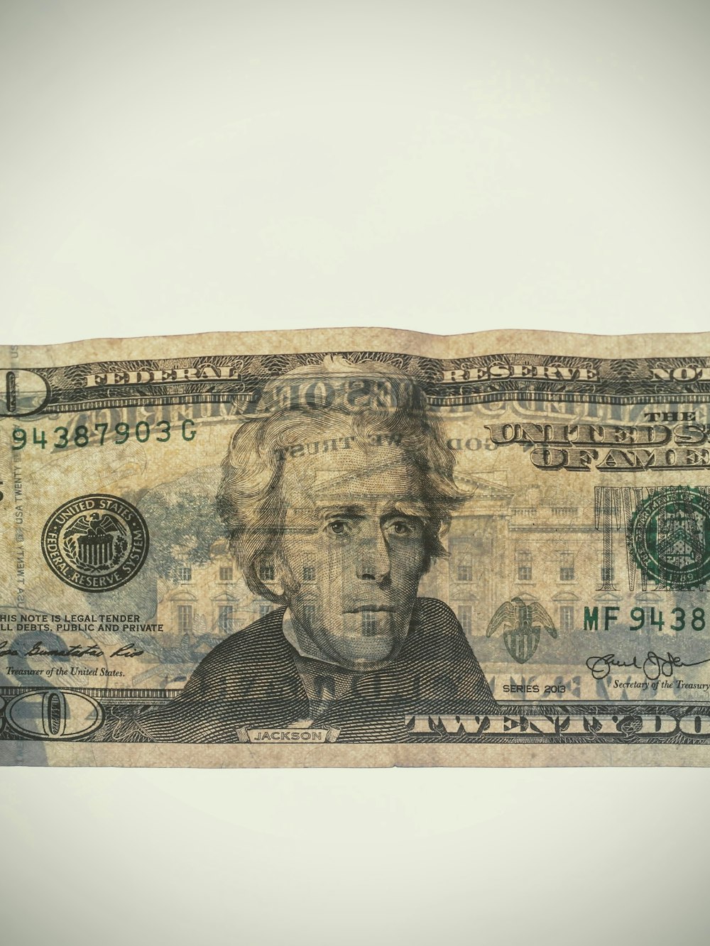 20 US dollar banknote