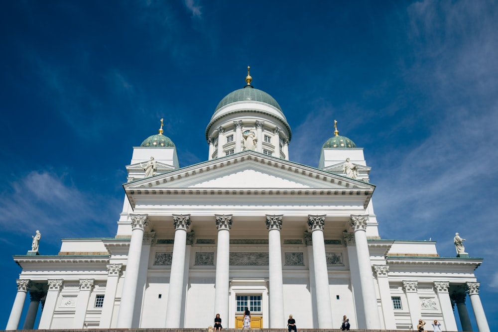 white and gray temple