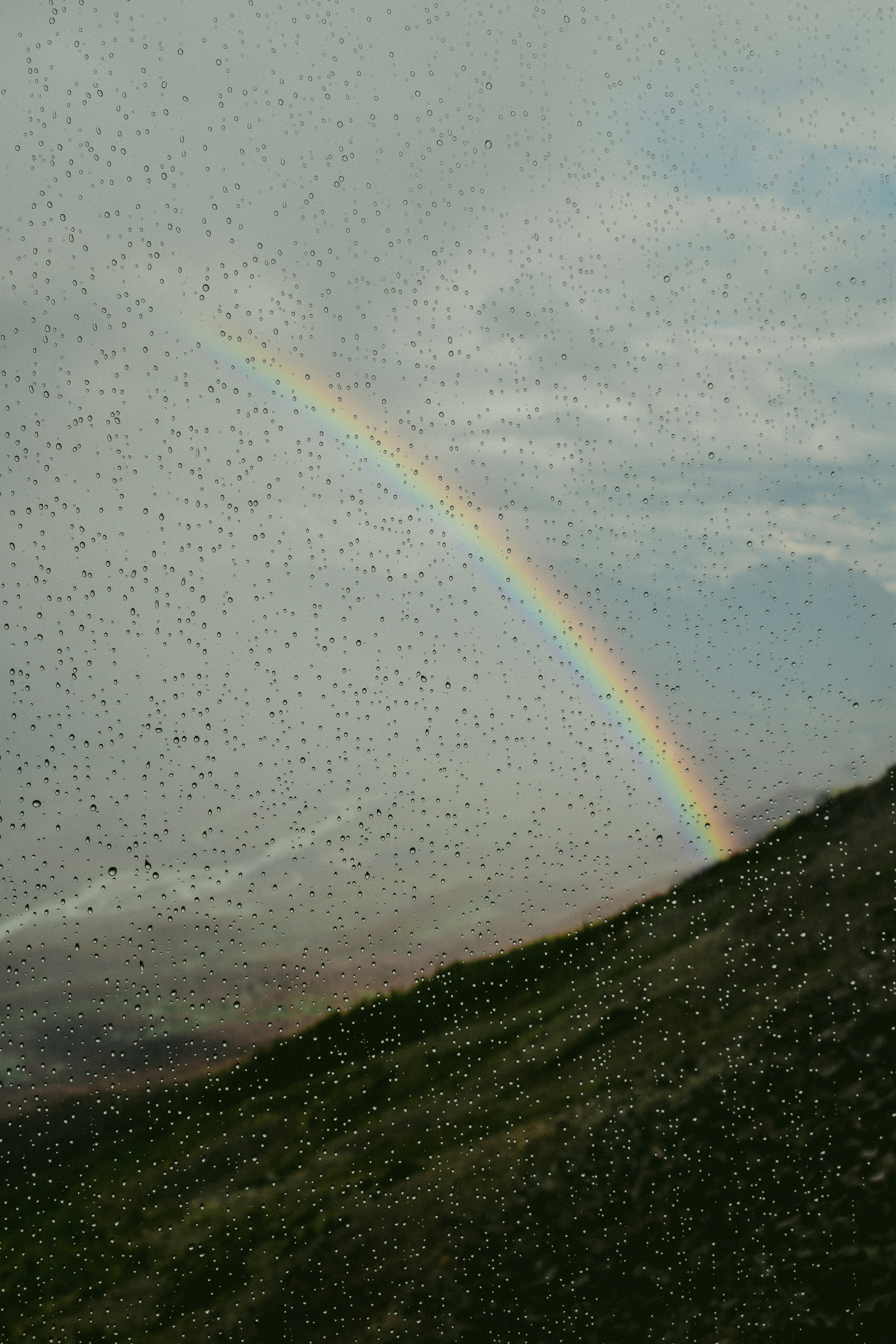 overlooking rainbow