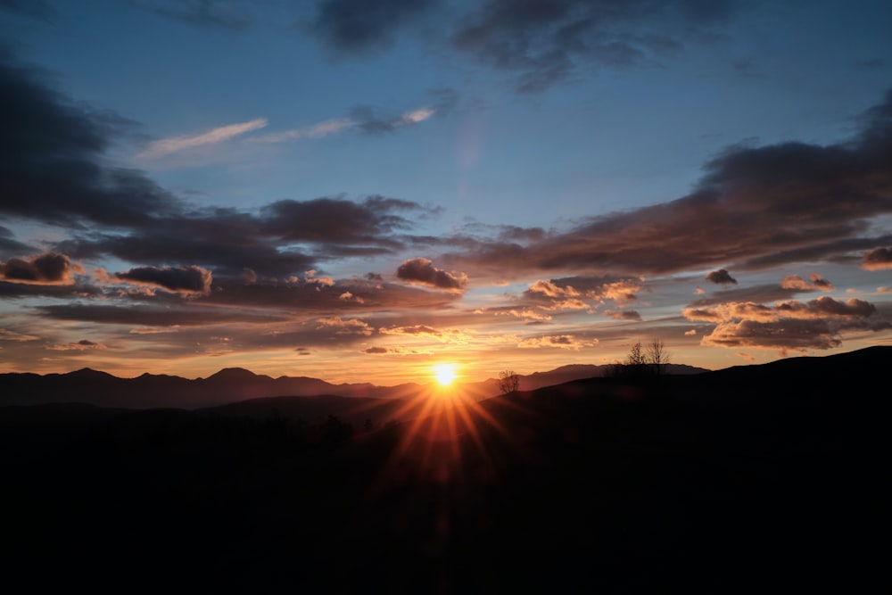 photographie de lever de soleil