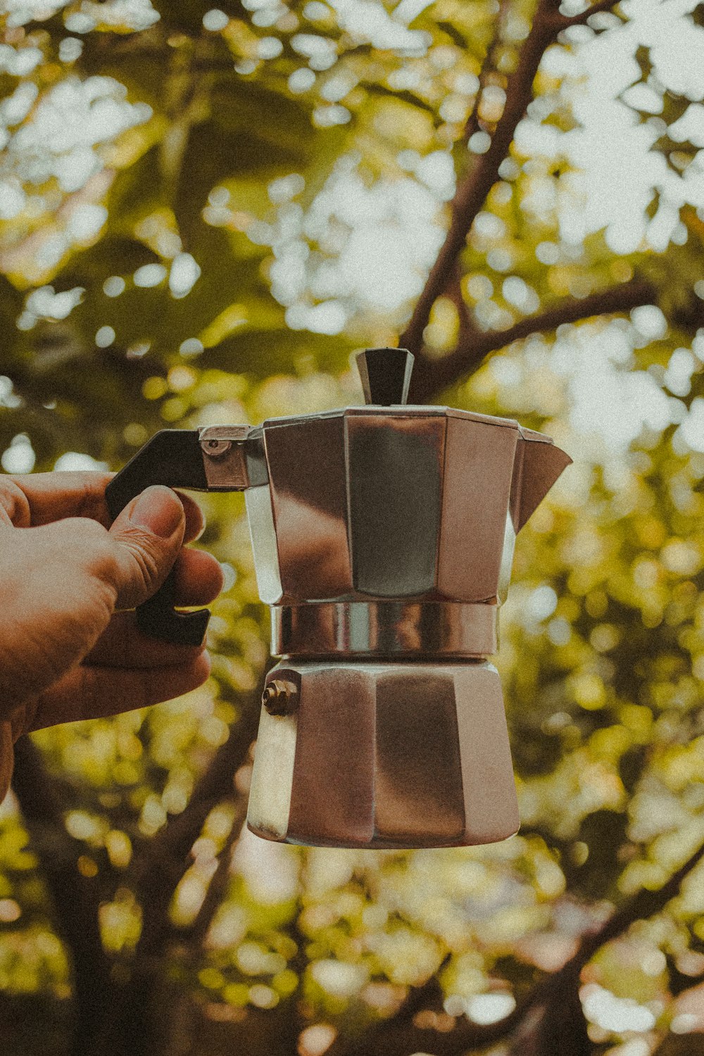 stainless steel moka pot