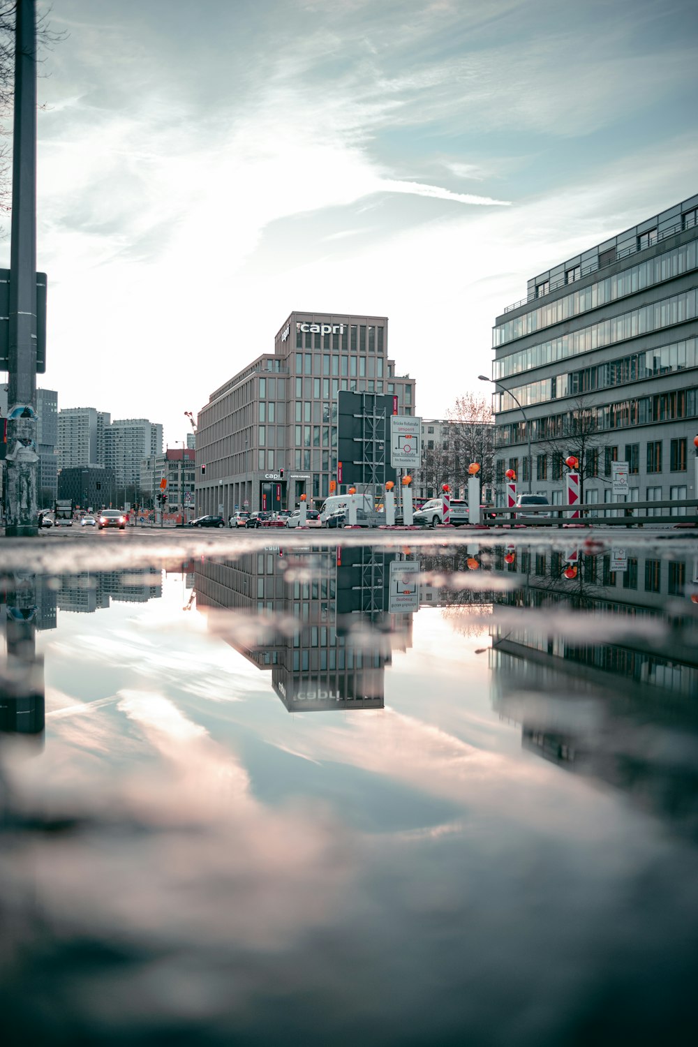 white concrete buildings