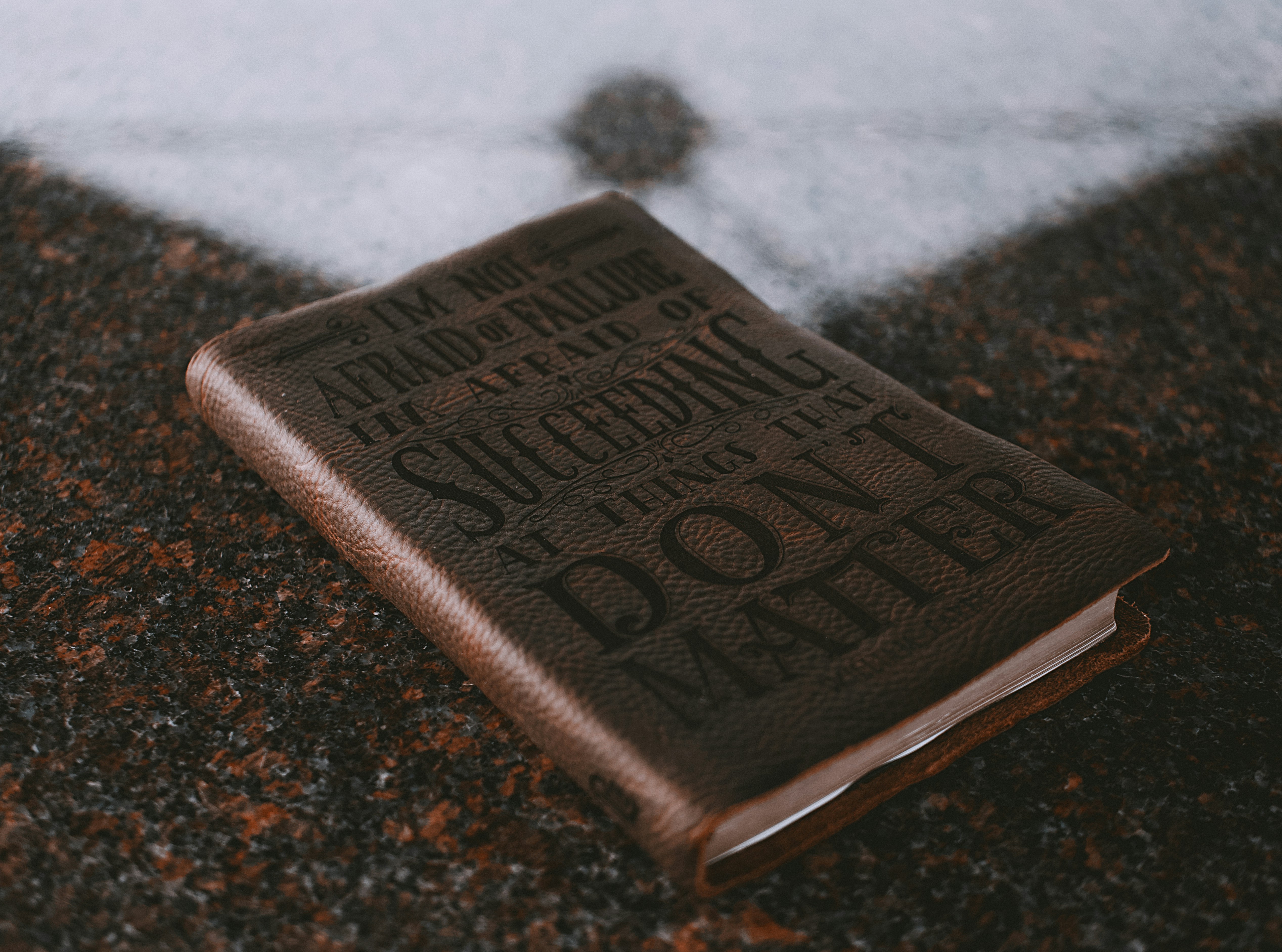 brown and black book