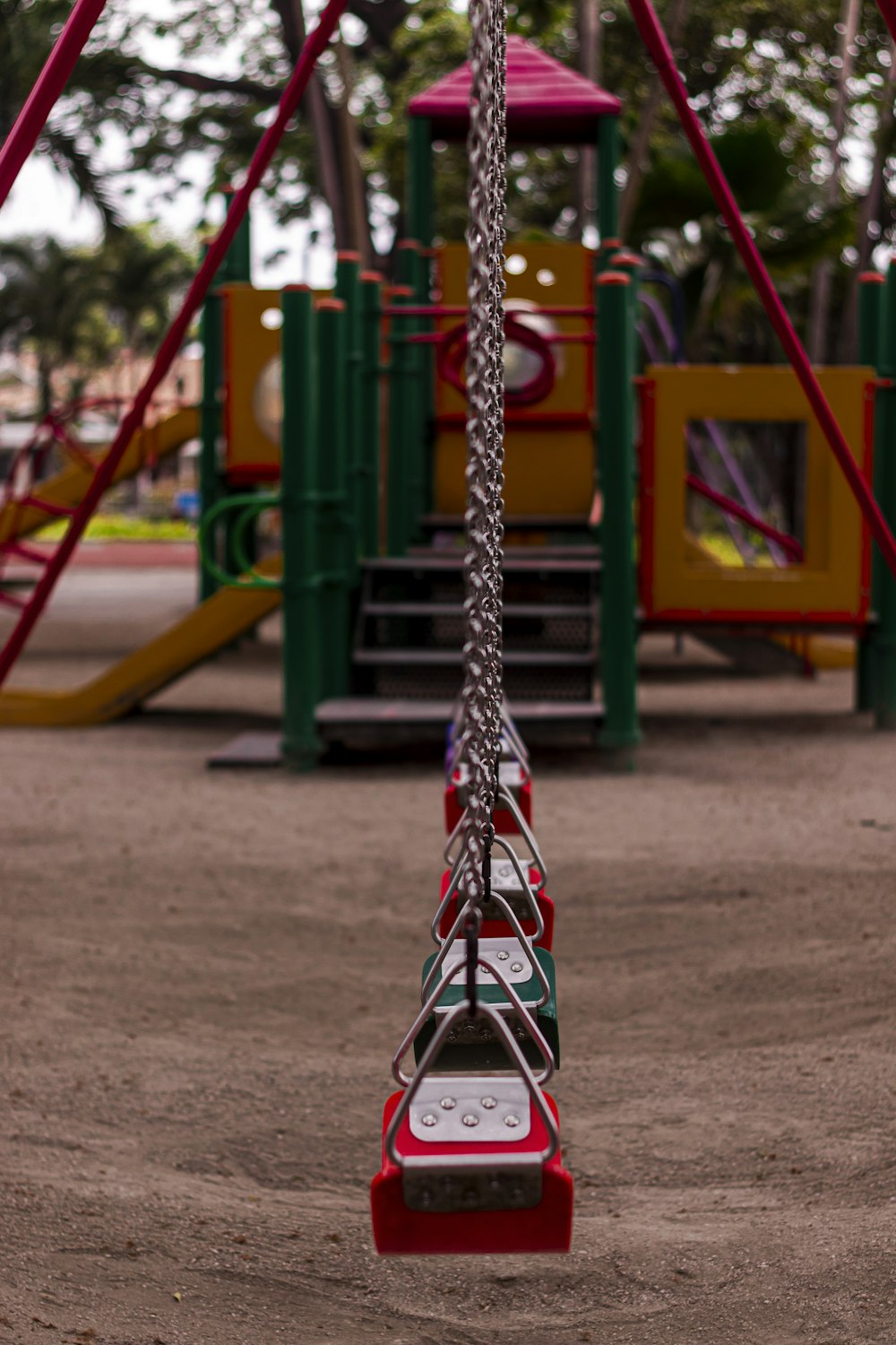 empty swing