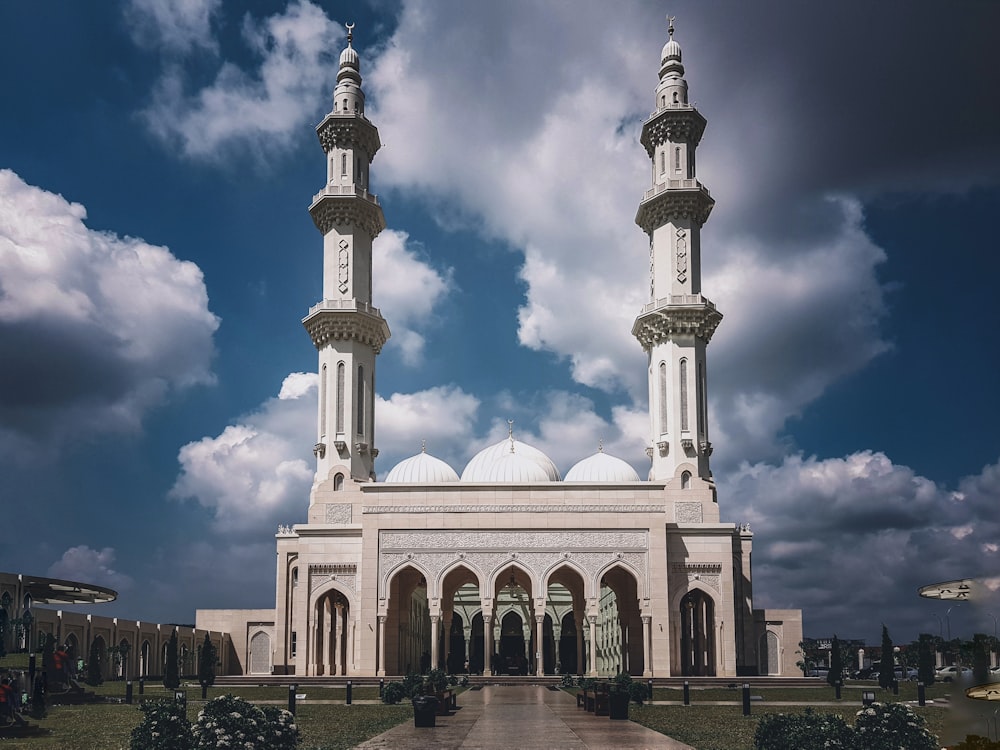 white mosque