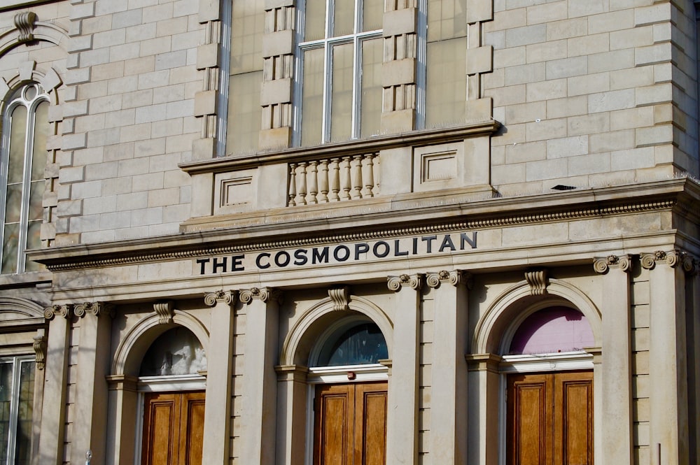 The Cosmopolitan signage