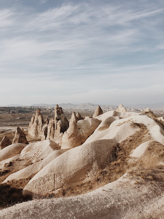 brown hill in Cappadocia Turkey