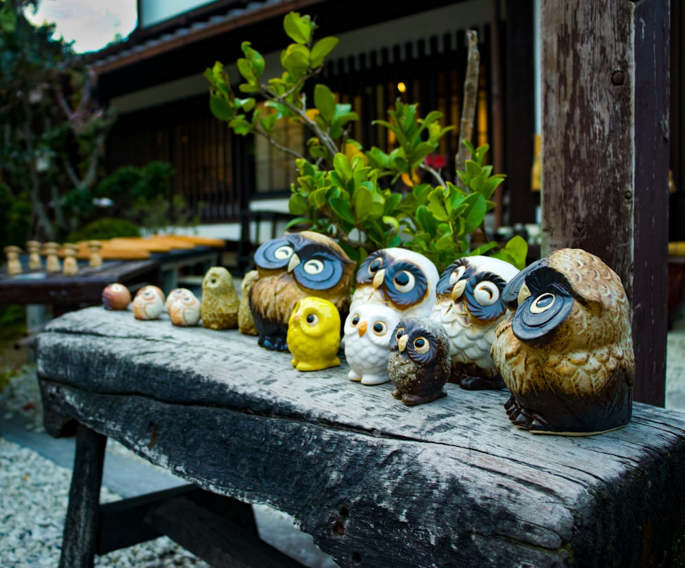 owl figurine collection